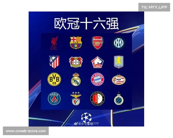 欧冠16强全员确定后，2月27日举行1-8决赛、1-4决赛、半决赛抽签